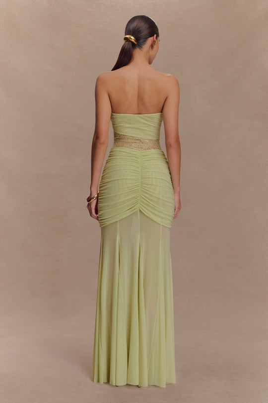 Vestido Longo Tule Bordado
