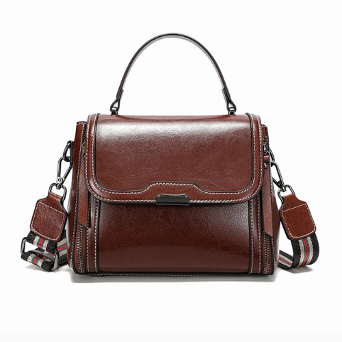 Bolsa Estruturada com Alça Listrada
