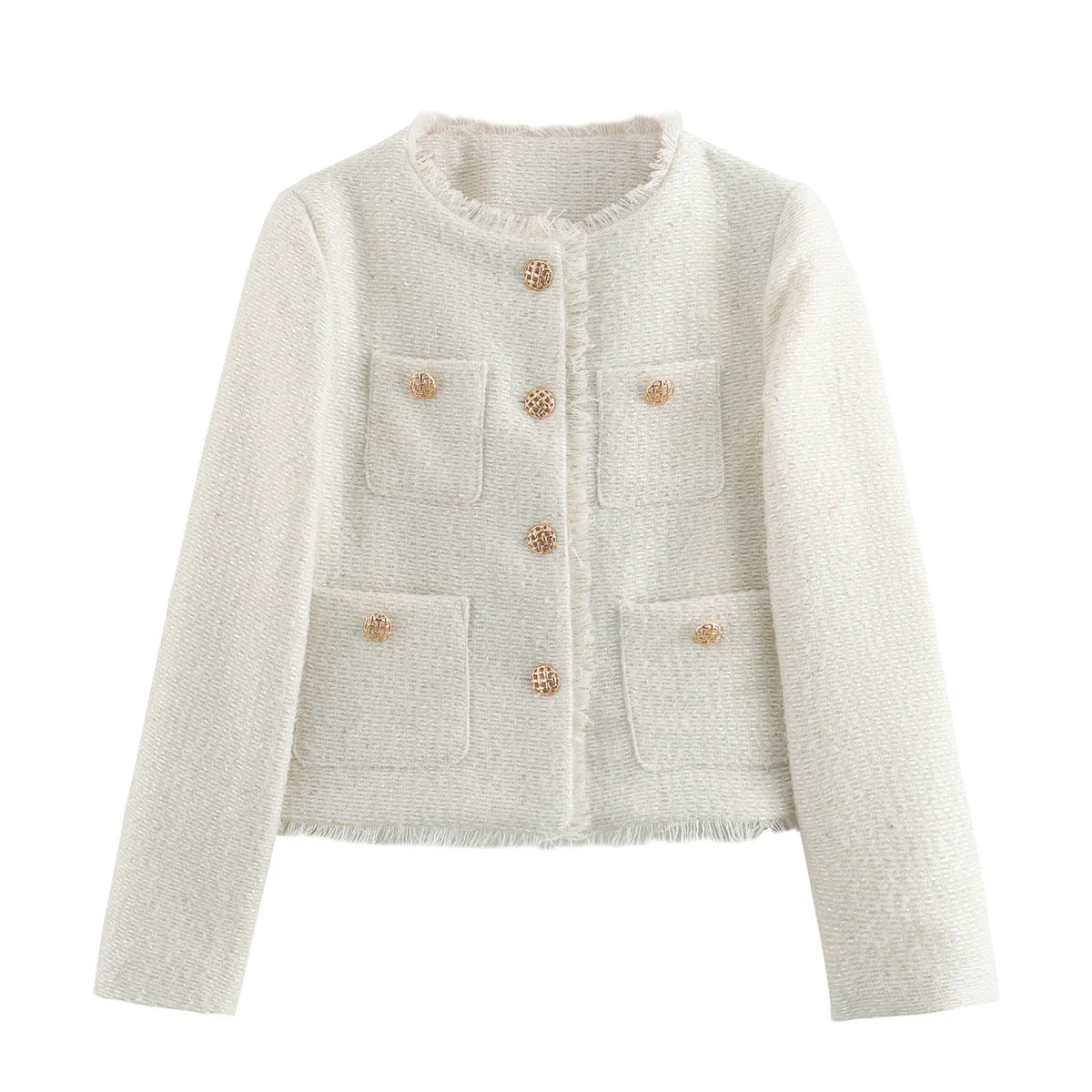 Jaqueta Blazer Alfaiataria Texturizada