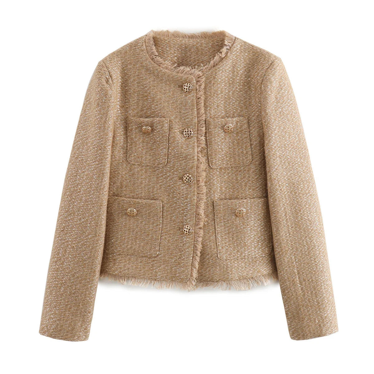 Jaqueta Blazer Alfaiataria Texturizada