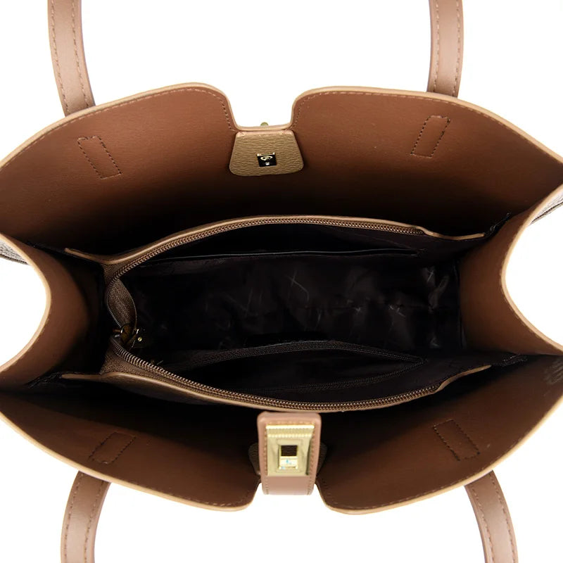 Bolsa Tote Estruturada com Compartimento Interno