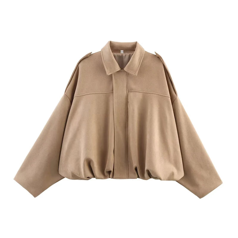 Jaqueta Vintage em Suede Texturizado