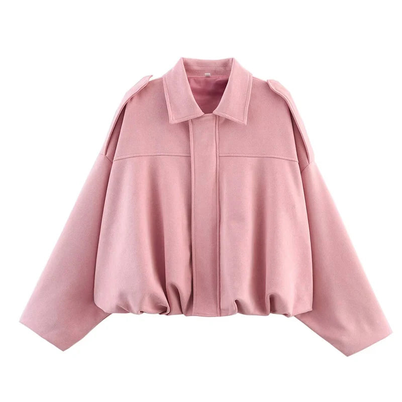 Jaqueta Vintage em Suede Texturizado