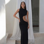 Vestido Longo Cryptic Curve