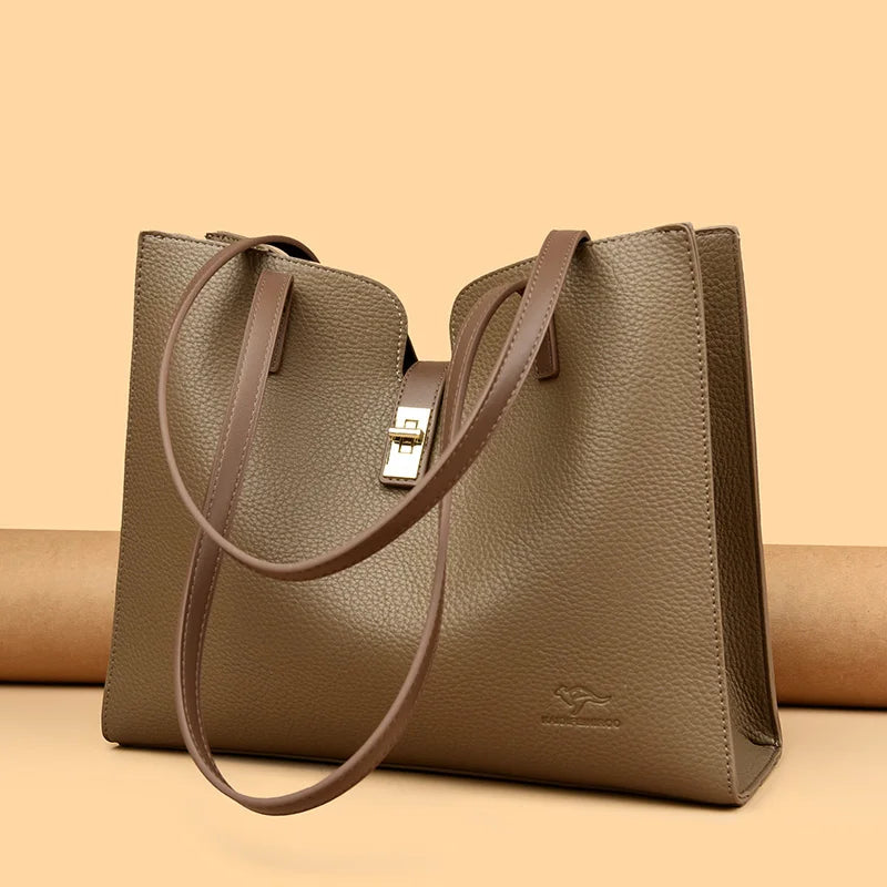 Bolsa Tote Estruturada com Compartimento Interno