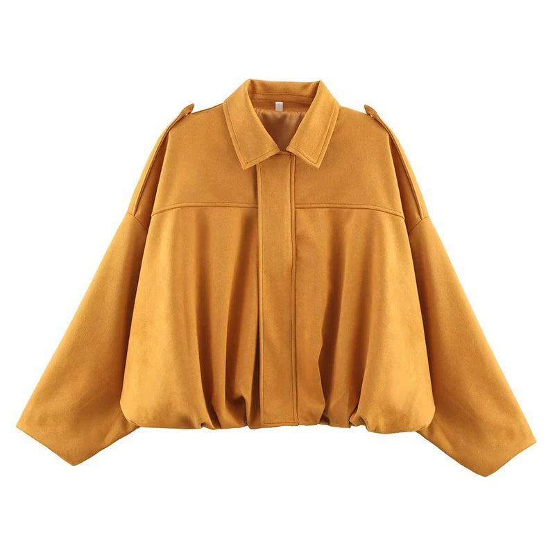 Jaqueta Vintage em Suede Texturizado