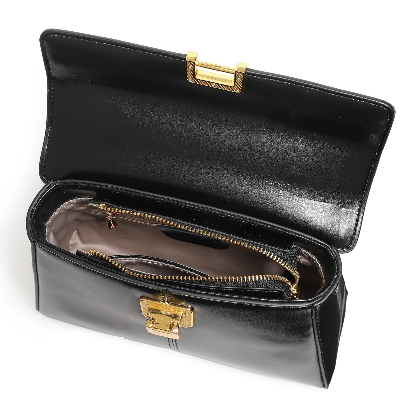 Bolsa Estruturada Alça de Mão com Lenço