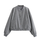 Jaqueta Bomber Minimalista