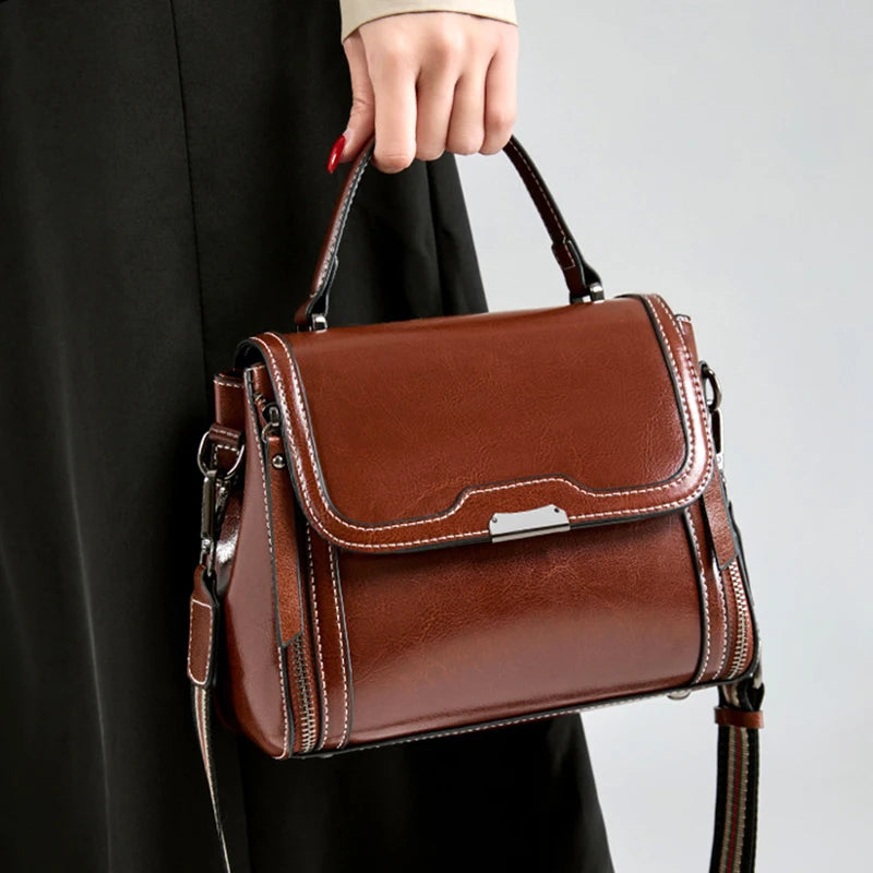 Bolsa Estruturada com Alça Listrada
