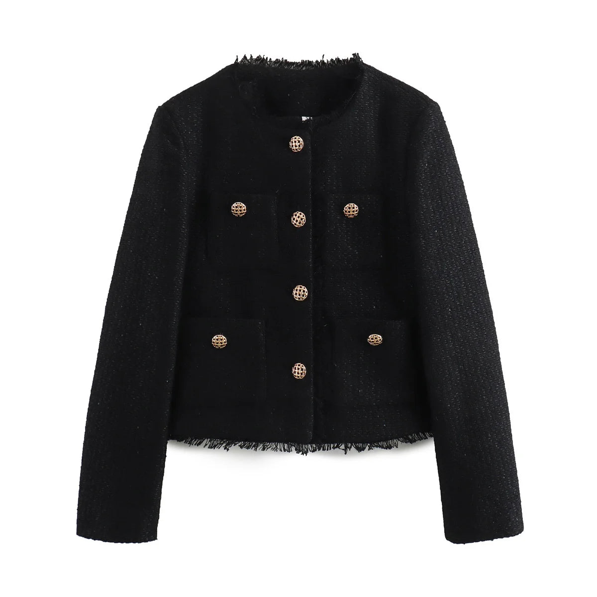 Jaqueta Blazer Alfaiataria Texturizada