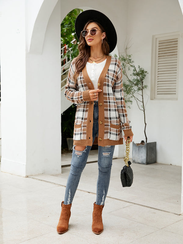 Cardigan Estruturado em Tricô Grosso