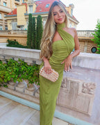 Vestido Gala Assimétrico